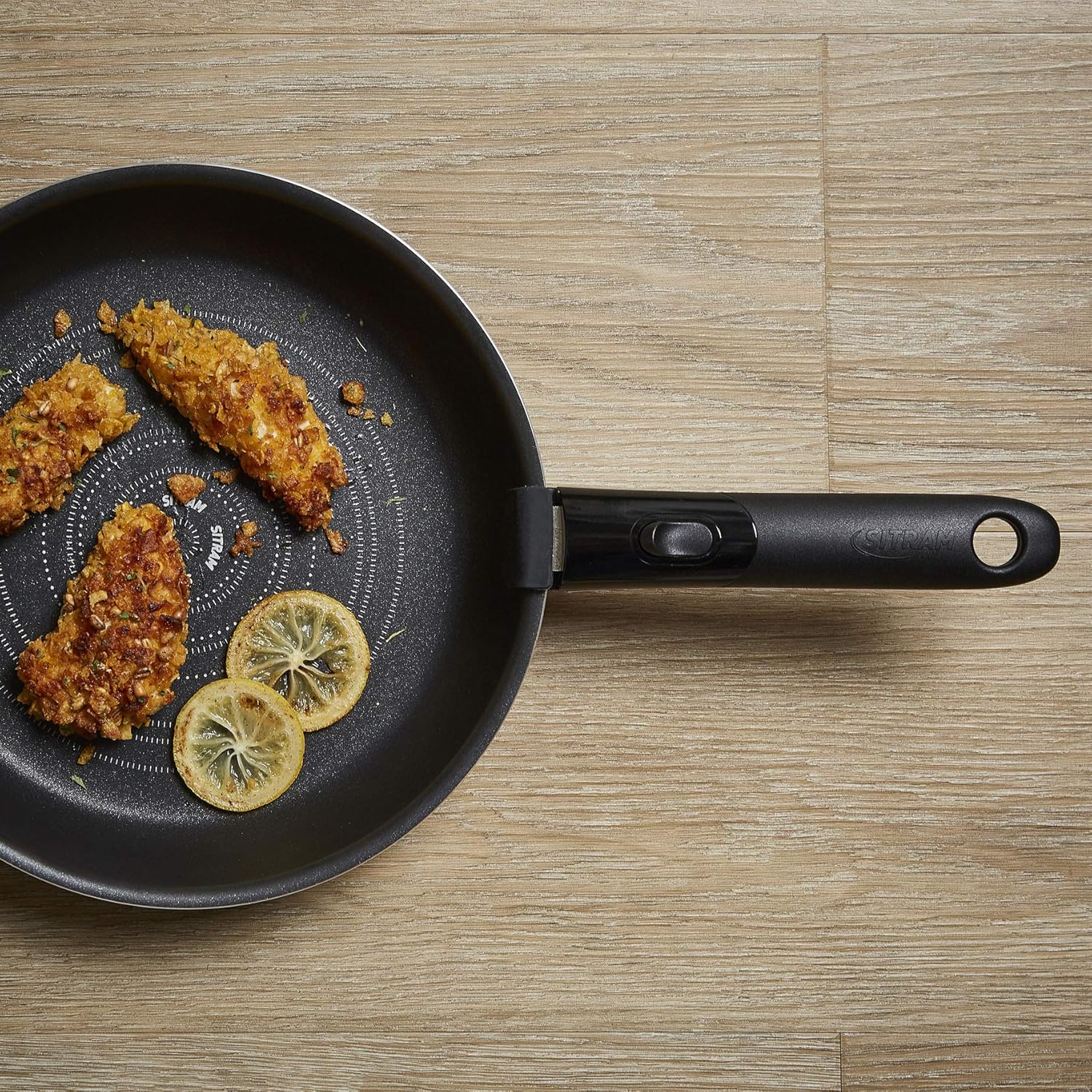 Sitram - Sitramovible - 20/24/28cm - Lot 3 poêles anti-adhérentes, poignée amovible, induction 712757