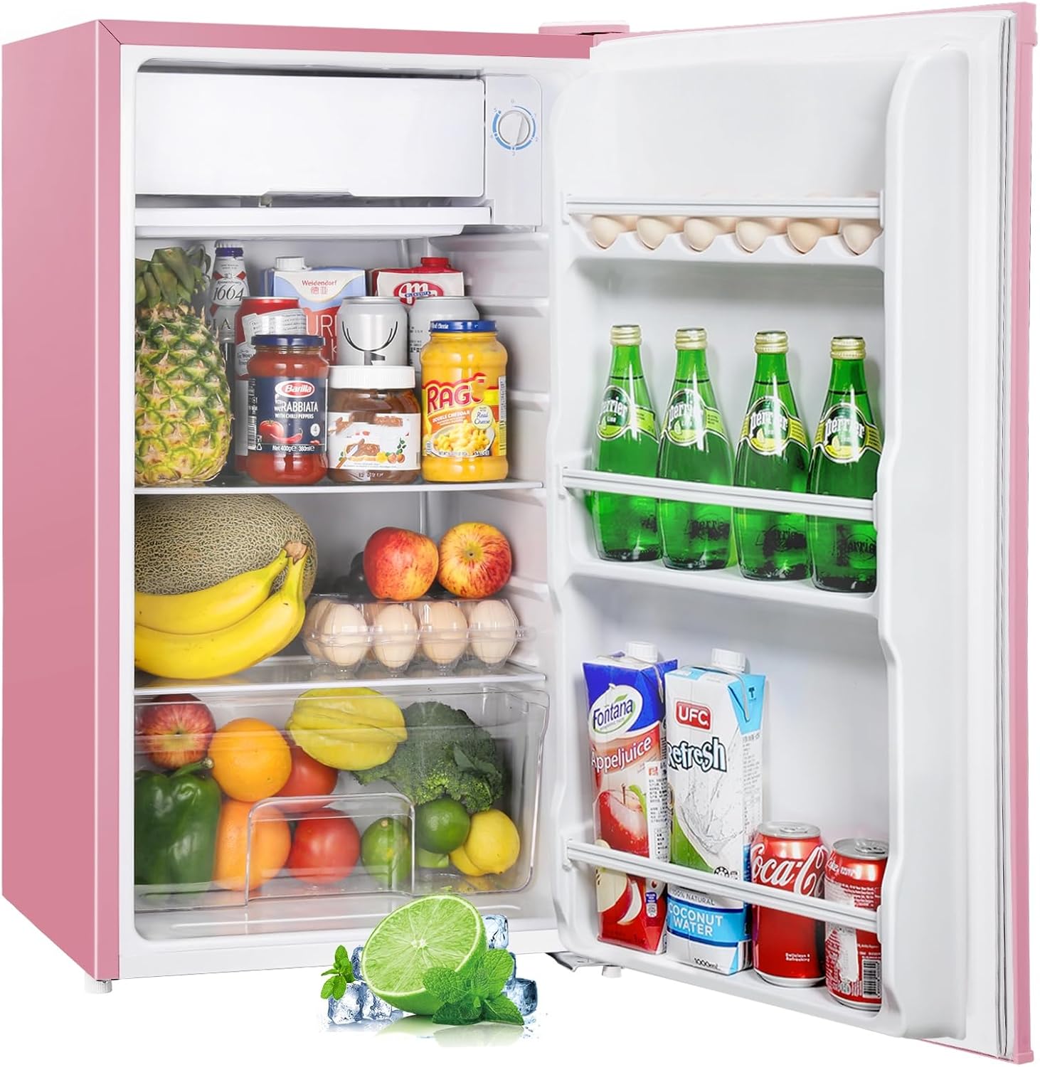 Upstreman - BR321 - 91L - frigo avec congélateur, thermostat réglable