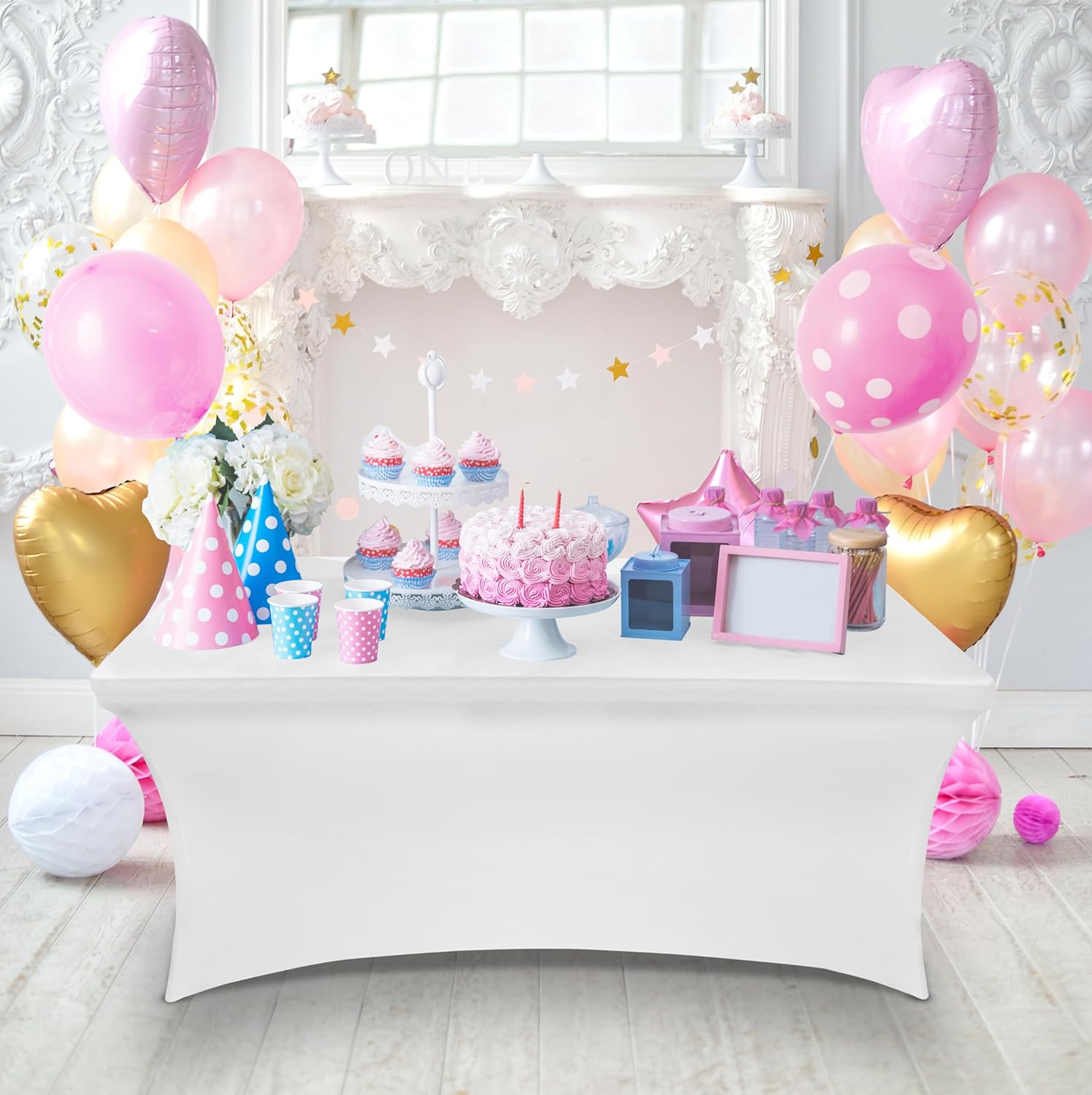 Utopia Kitchen - nappe extensible 122 cm - polyester spandex lavable