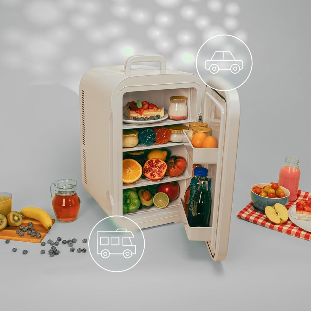 Cecotec - Bolero MiniCooling Bahamas Black - 25L - Compact, 12V/220V, froid 7°C, chaud 65°C