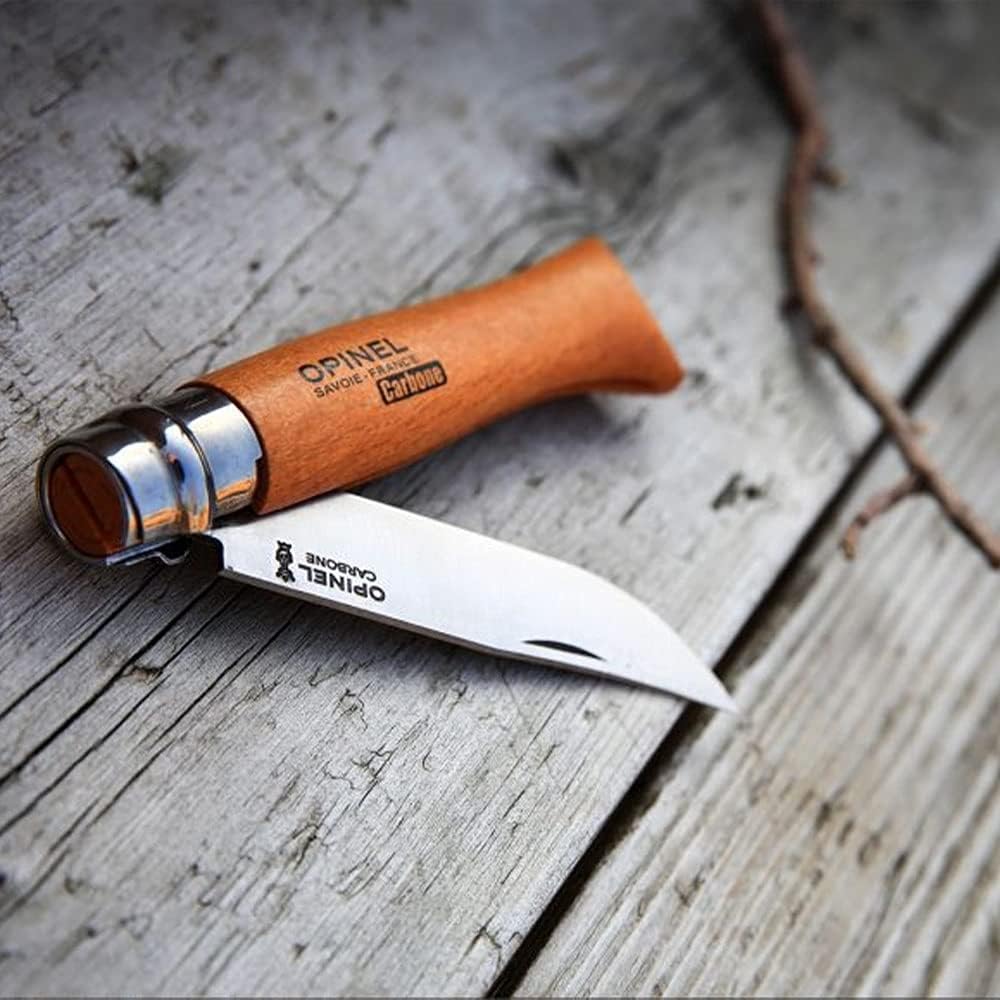 Opinel - n°8 traditionnel - lame 8,5 cm - acier carbone, manche bois