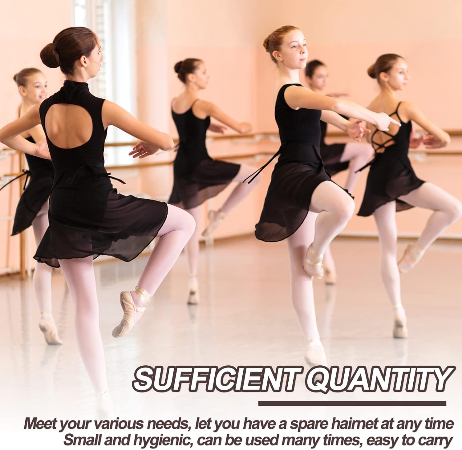 Filets à cheveux - maille fine - 35 pièces - invisibles, usage professionnel, marron