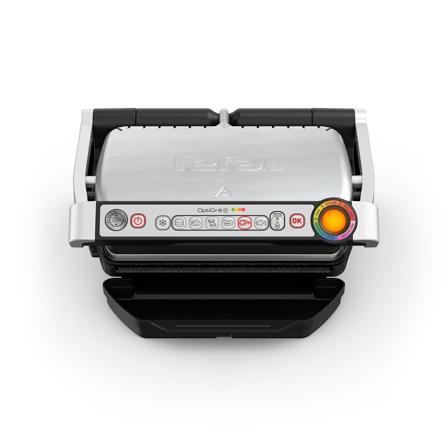 Tefal - Optigrill+ série - 4 personnes, 6 programmes, mode manuel, GC712D12