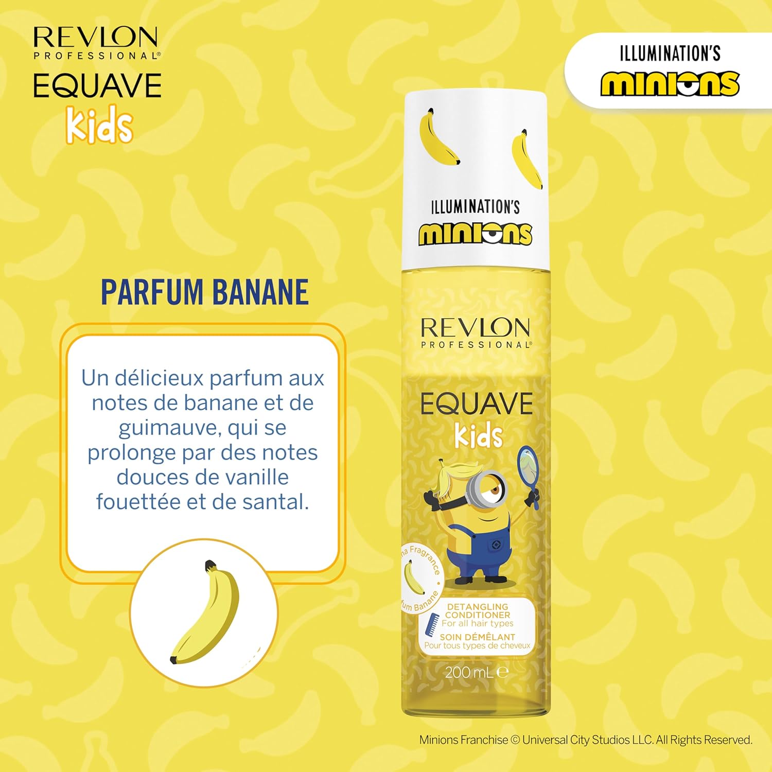 Revlon - Equave Kids Minions - 200ml - spray démêlant végan enfants