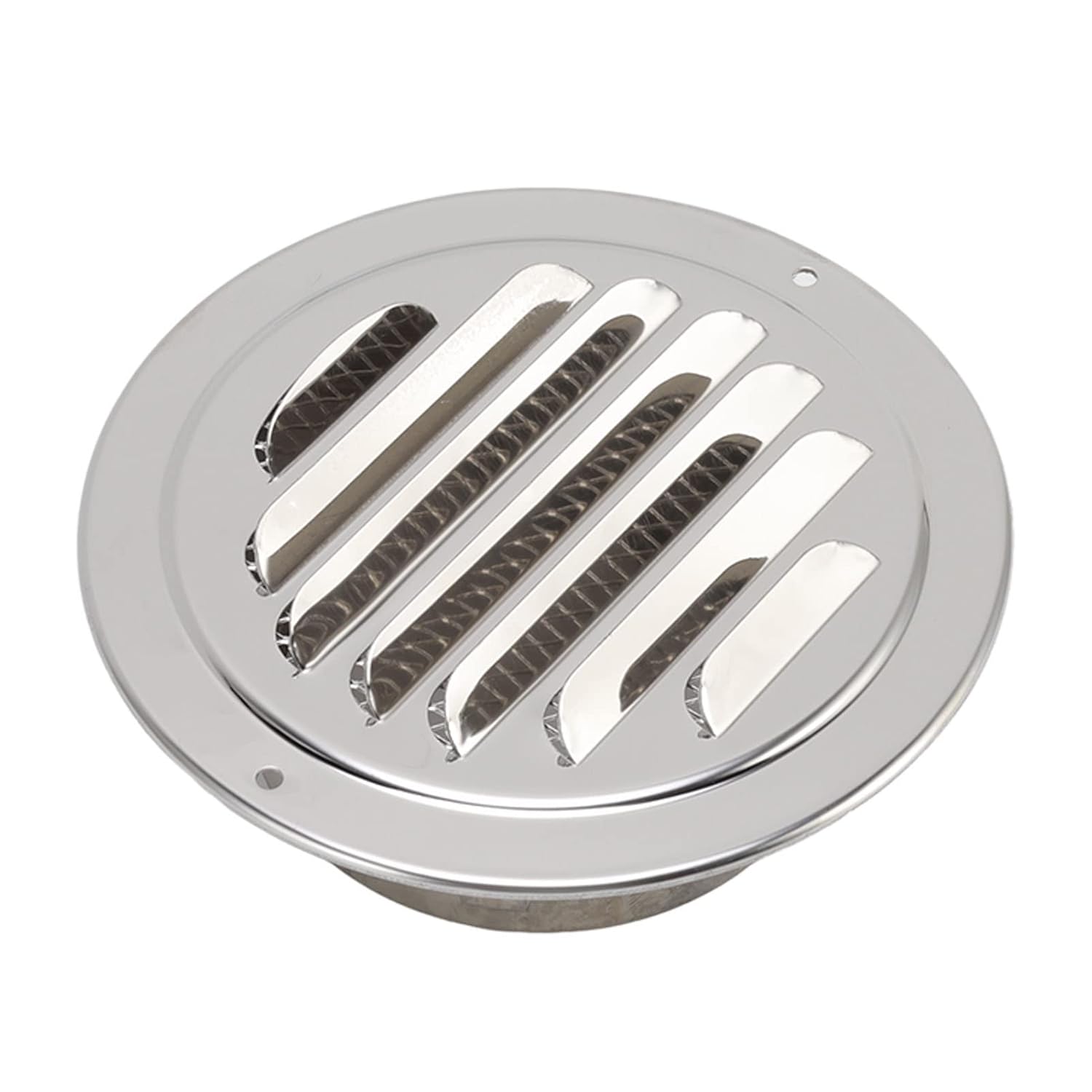 Couvercle de ventilation rond inox 304, 160mm, résistant corrosion