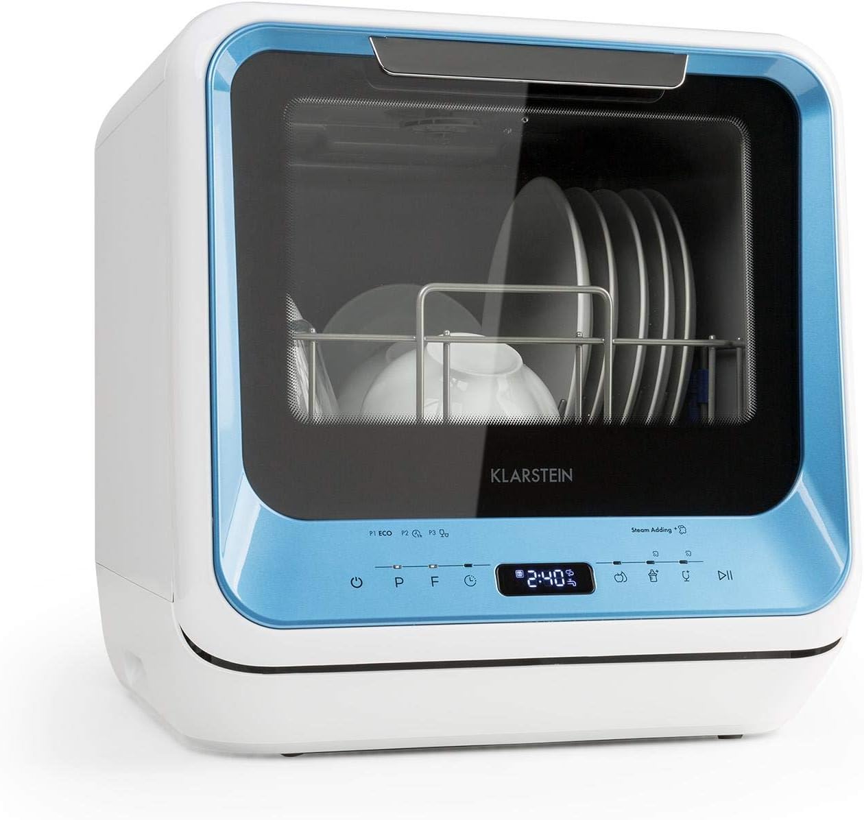 Klarstein - Amazonia Mini - compact, 7 programmes, 5L, silencieux, digital, bleu
