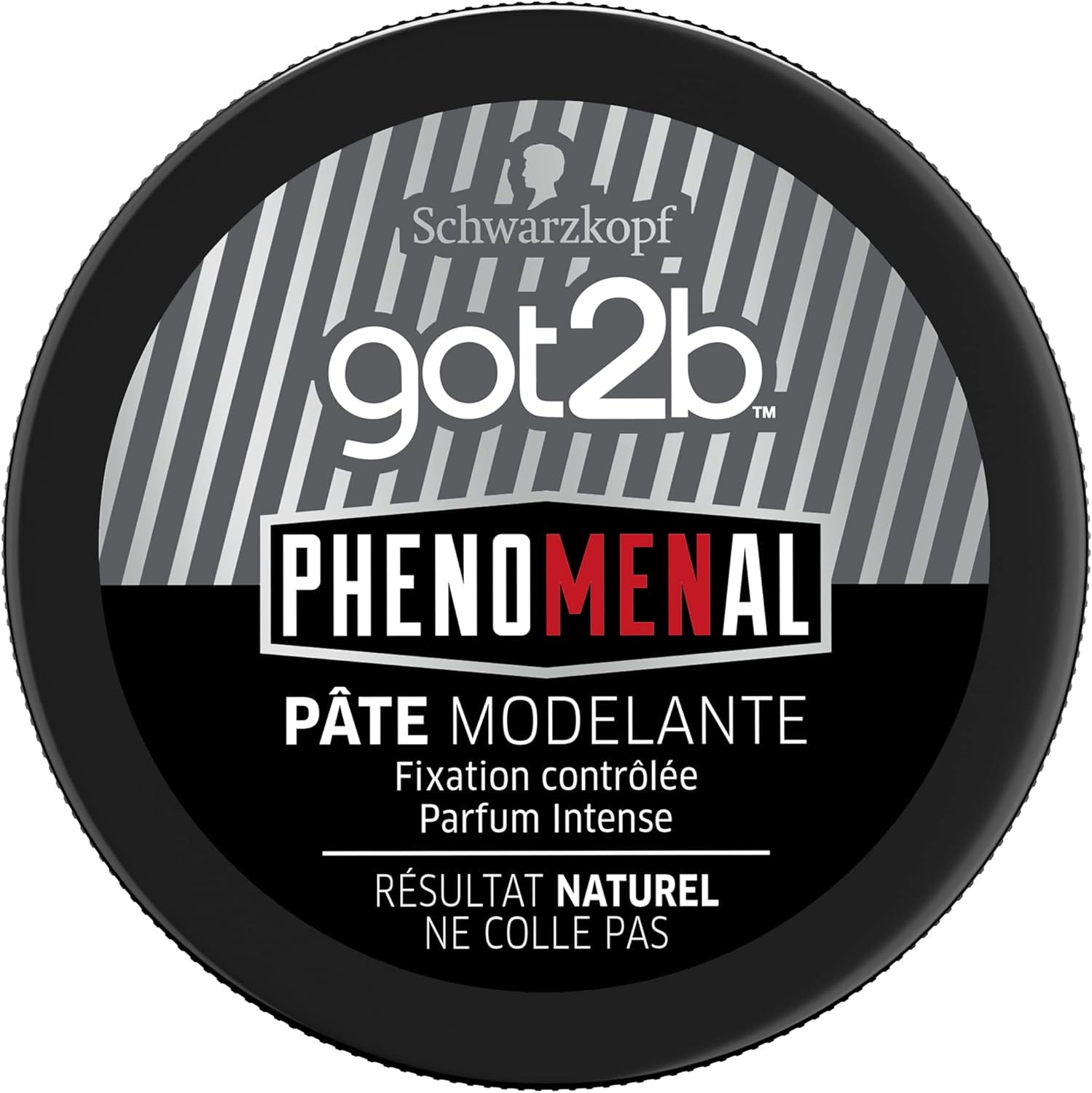 Schwarzkopf - Got2b PhenoMENal - 2x100ml - pâte coiffante naturelle, fixation contrôlée
