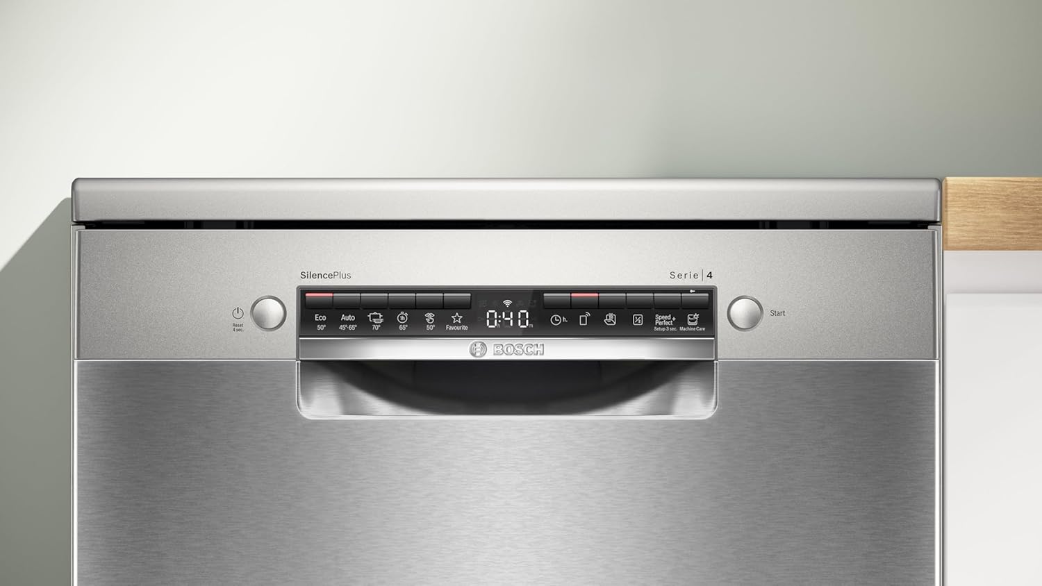 Bosch - lave-vaisselle Série 4 - 60 cm - 13 couverts, silence 44 dB - SMS4ETI00E