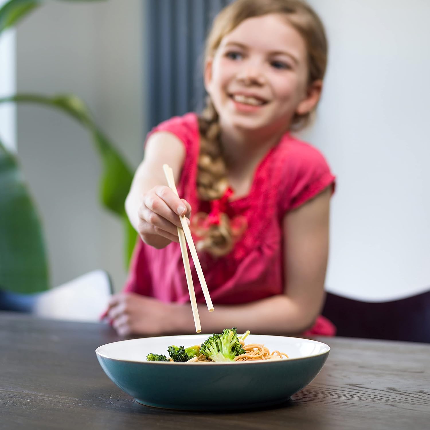 Ken Chiku - baguettes Genroku 20cm - bambou durable, 40 paires