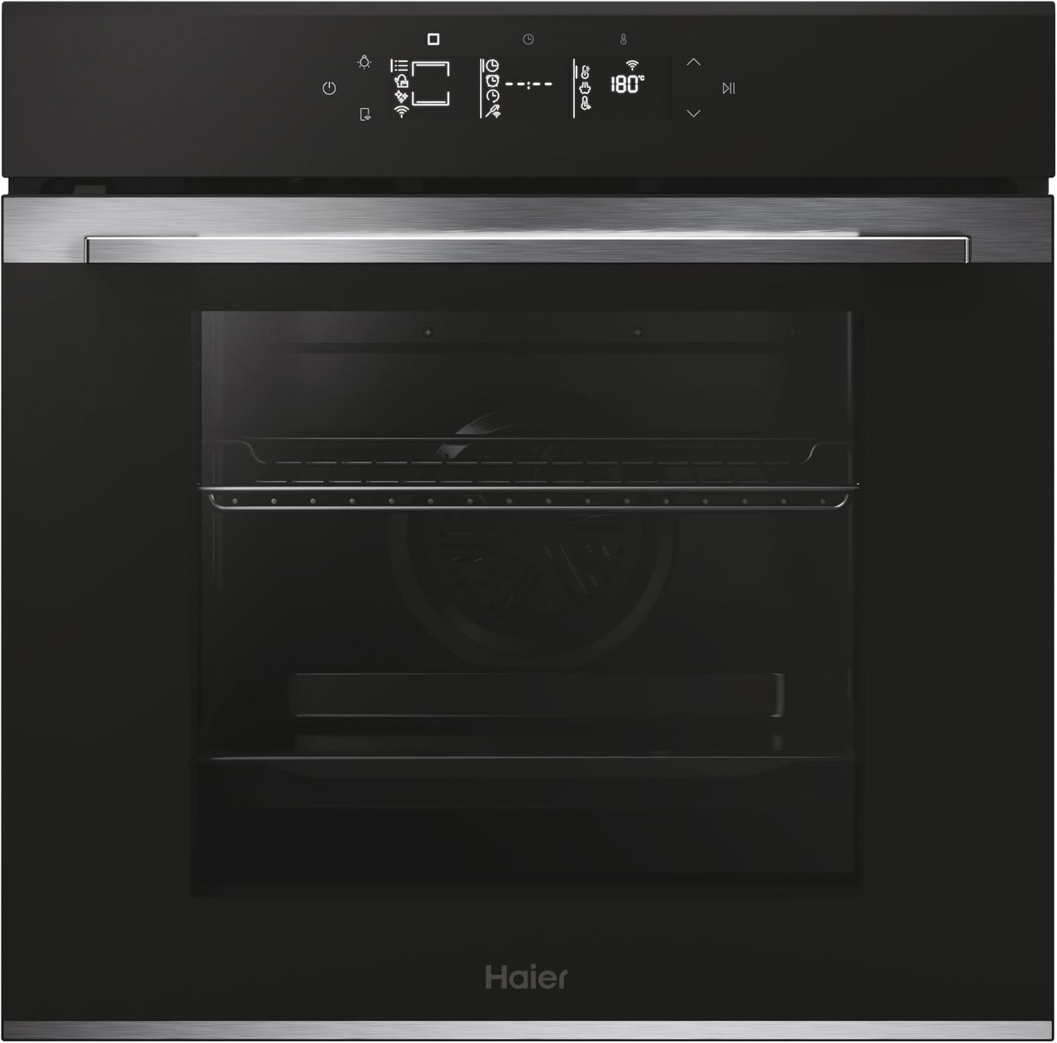 Haier - Série 2 H6 - niche 60 cm - Four pyrolyse, Wi-Fi, 20 fonctions, 78L, A++ - ID25G3YTX