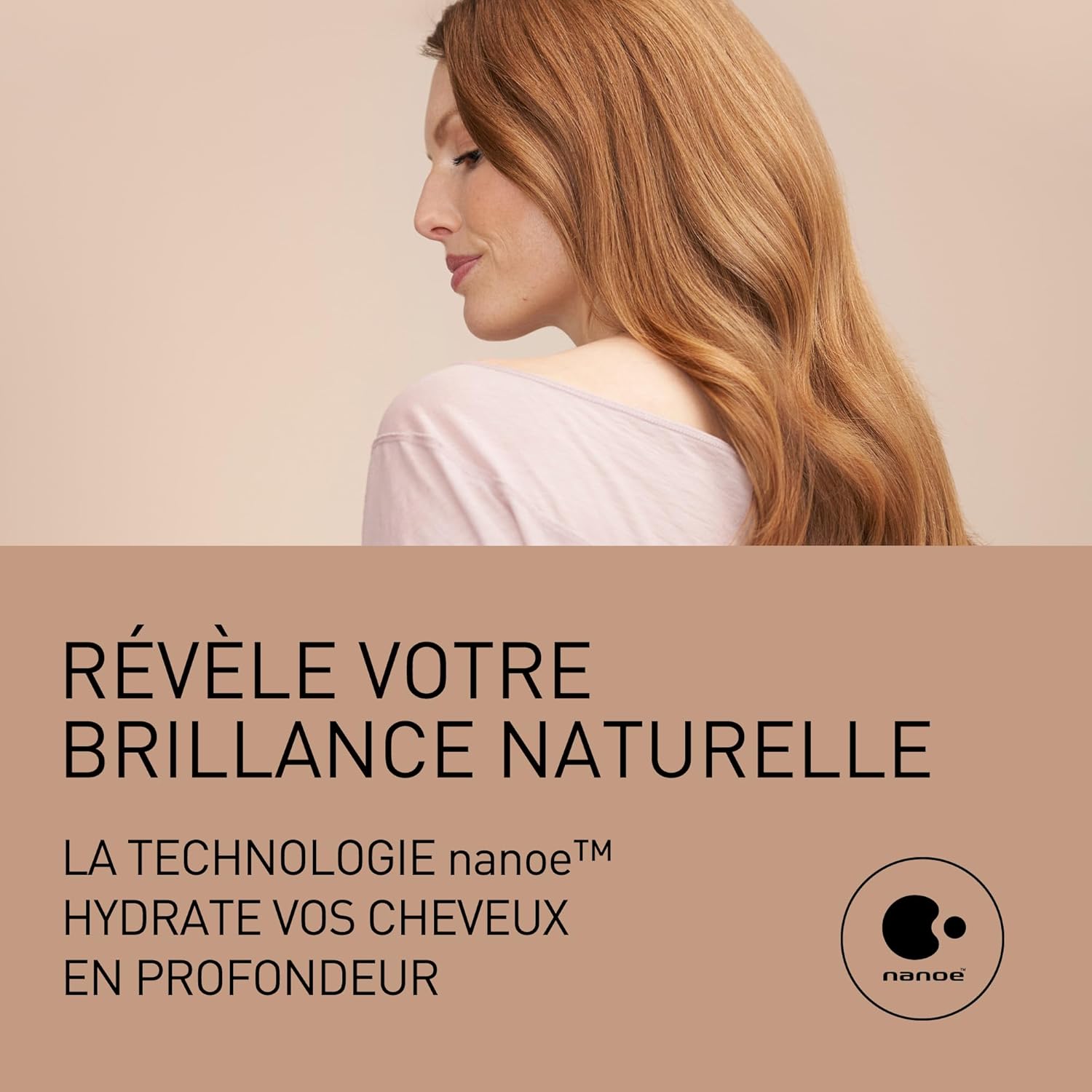 Panasonic - sèche-cheveux Nanoe, 3 vitesses, 4 températures, 2 accessoires, EH-NA63CN825