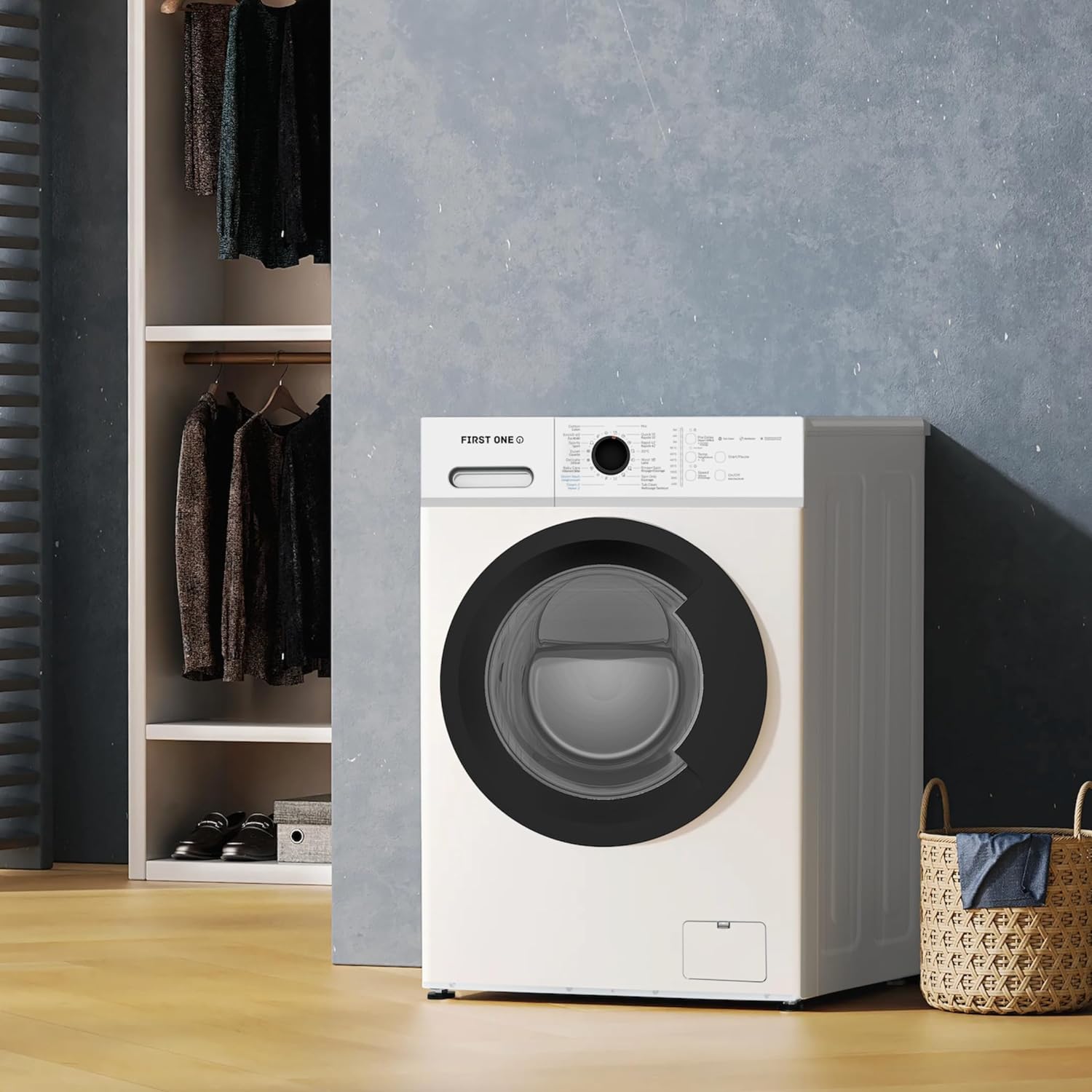 First One - lave-linge frontal 7kg 1200tr/min, 16 programmes, classe A-10% - FLL71200WH