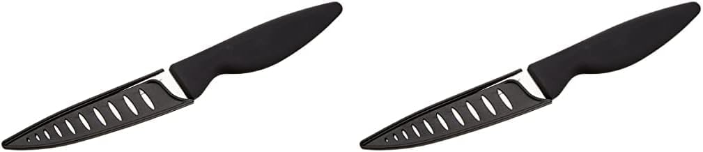 Pradel Jean Dubost - couteau céramique lame noire - lot de 2 - 1/10509