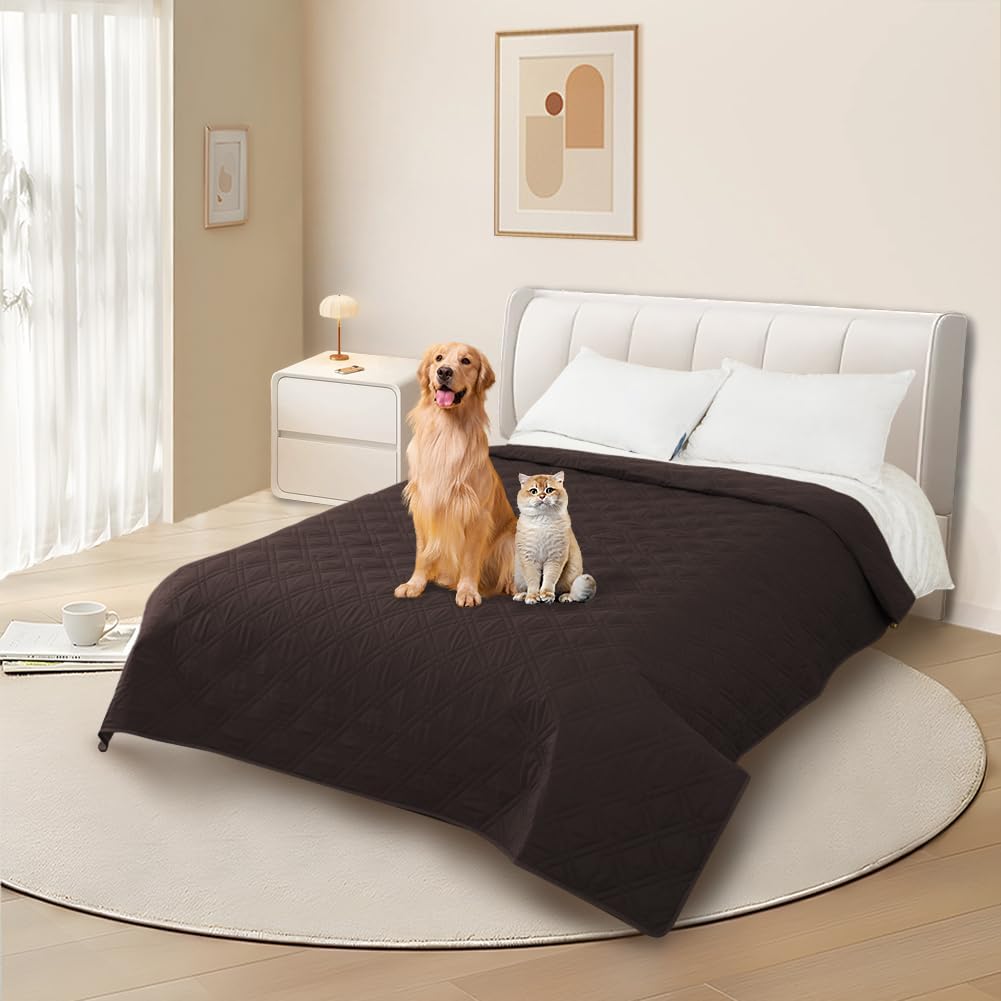 DUJUIKE - housse canapé imperméable antidérapante 76-180cm - protection animaux