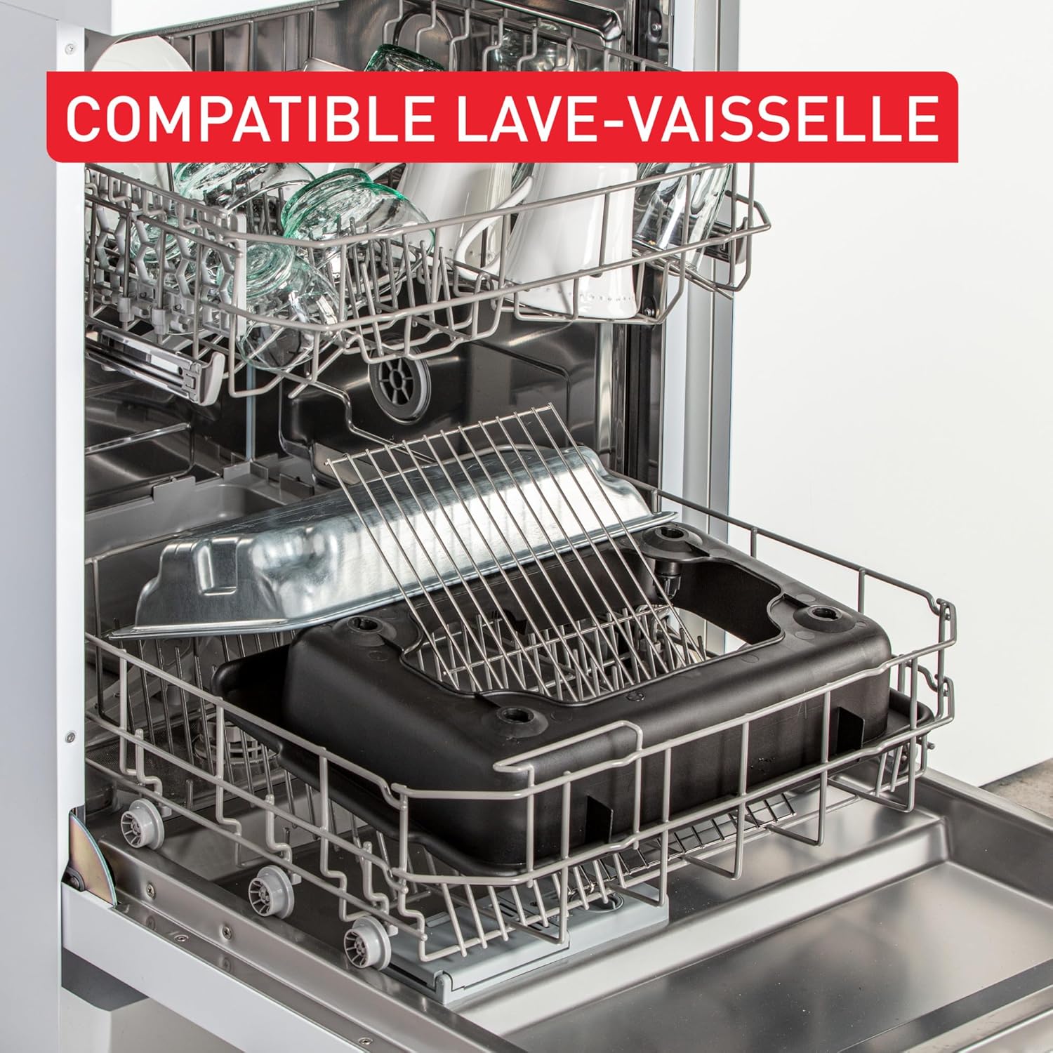 Tefal - Easy Grill série - 2100W, barbecue électrique, bac à eau, BG1348F0