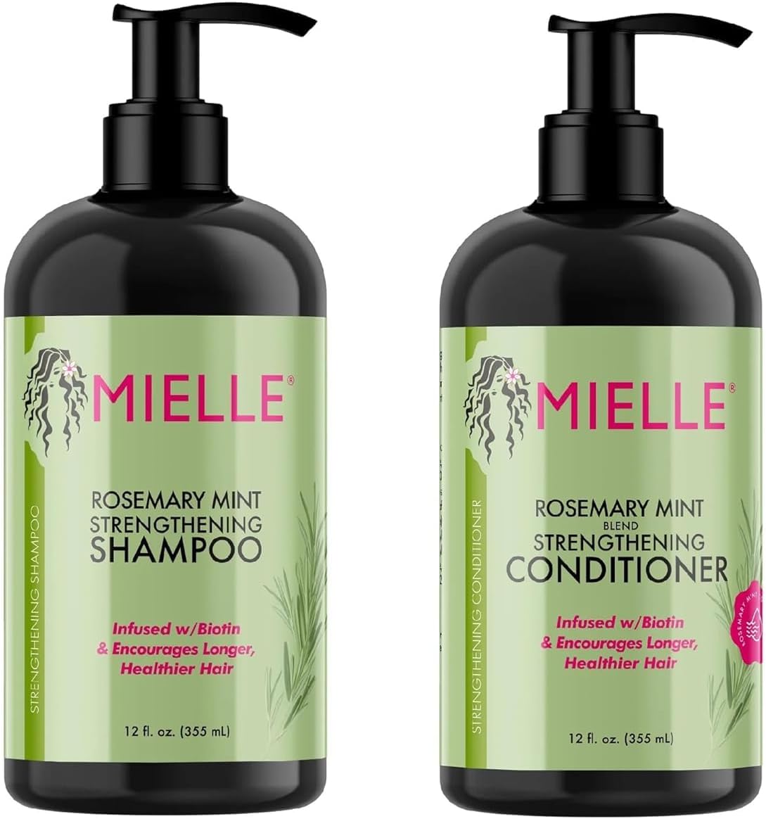 Mielle - Romarin Menthe - biotine infusé - shampooing & revitalisant
