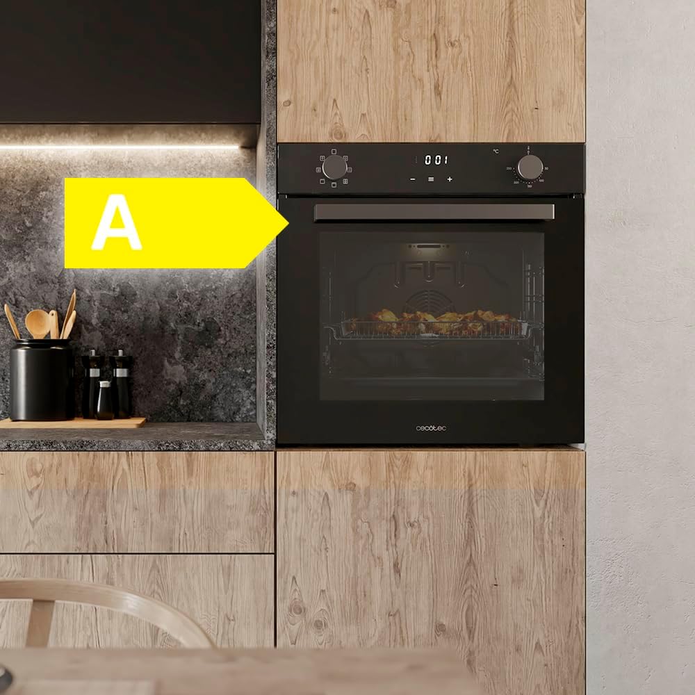 Cecotec - Four encastrable Bolero Hexa, 70L, 7 fonctions, 2800W, M226001