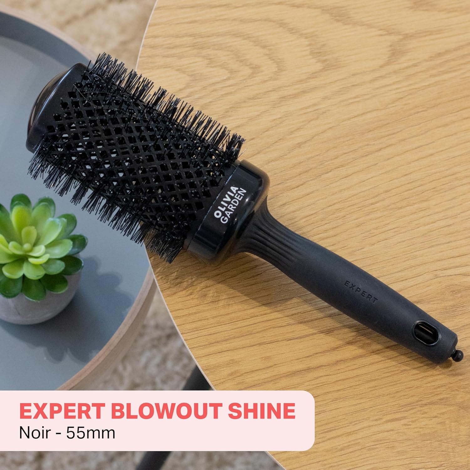 Olivia Garden - Expert Blowout Shine - brosse ronde céramique antistatique brushing sans frisottis