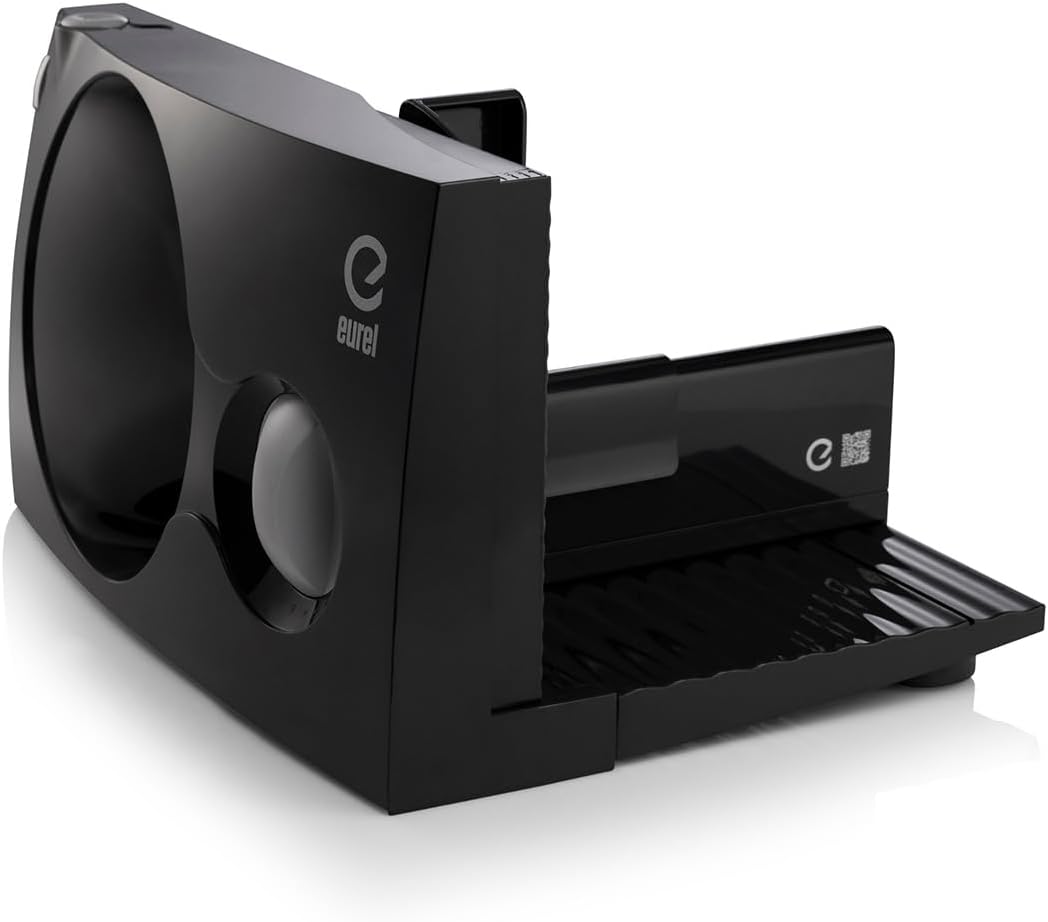 EUREL - trancheuse électrique pliable 170mm, lame inox, 0-17mm, 100W - RS42