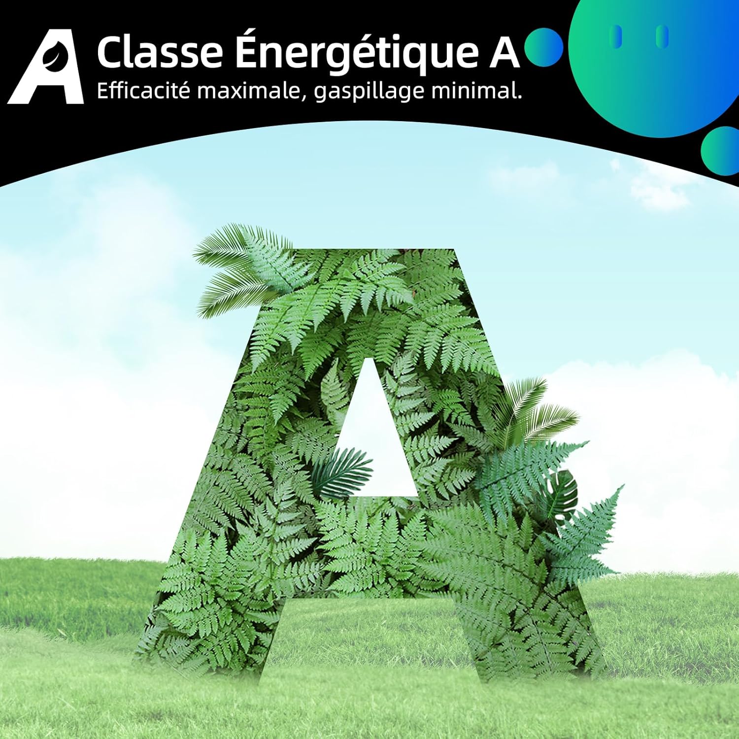 CHiQ - lave-linge compact, 7kg, 1200RPM, vapeur, classe A, 60x46.5x84cm - CW07123863AX