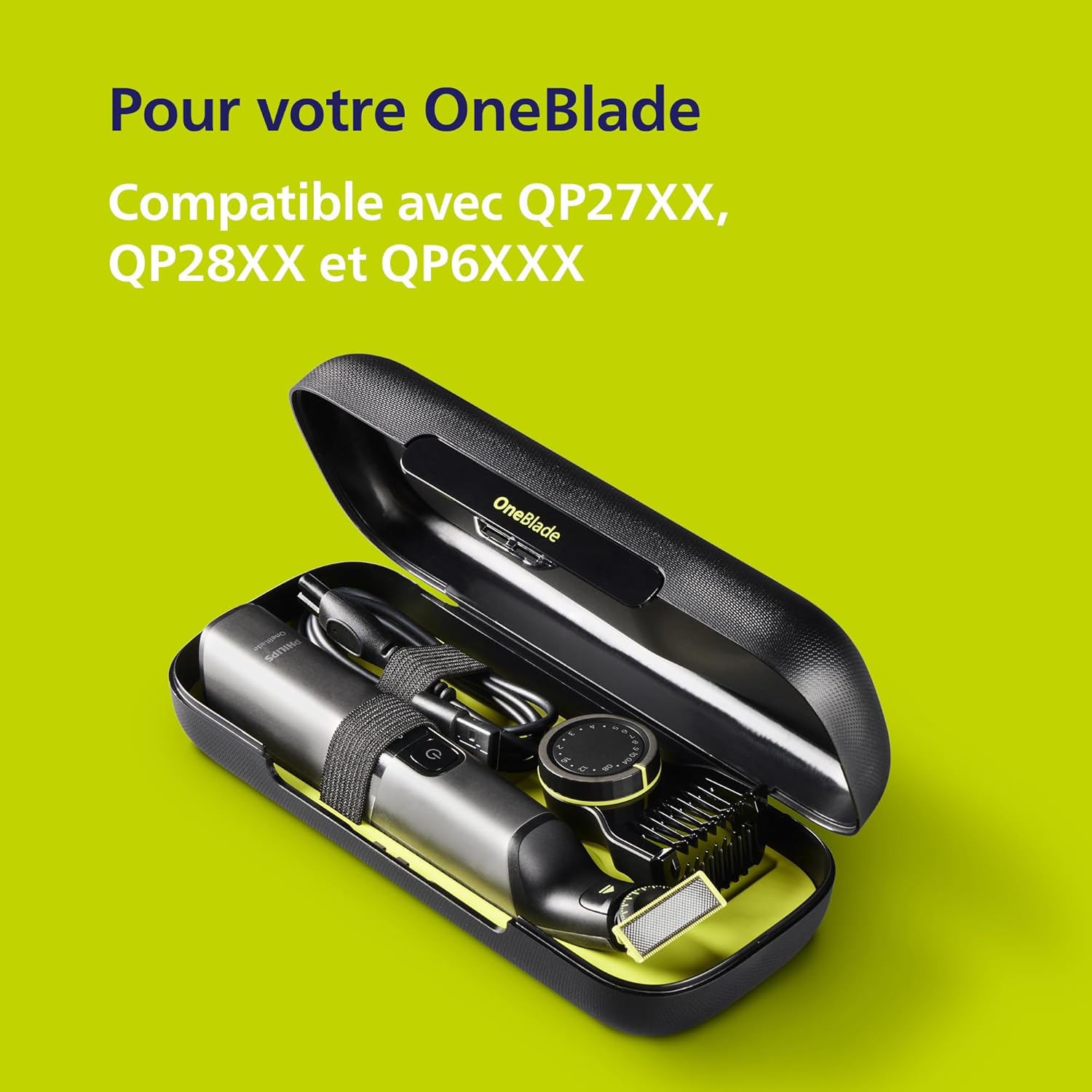 Philips - étui OneBlade (séries QP27XX/QP28XX/QP6XXX) - compact - protection voyage QP401/30