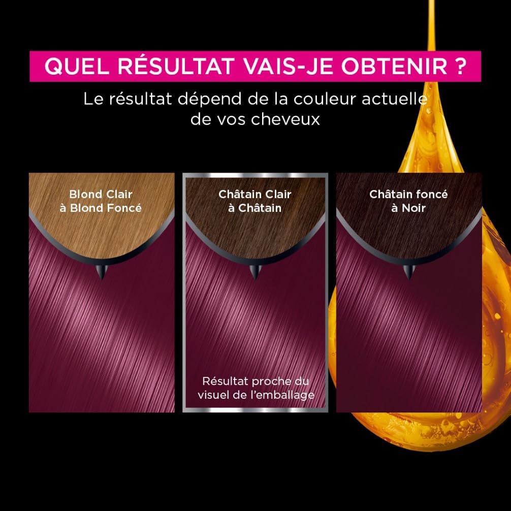 Garnier - Olia Vivids - Coloration sans ammoniaque - 4.26 Violine Profond