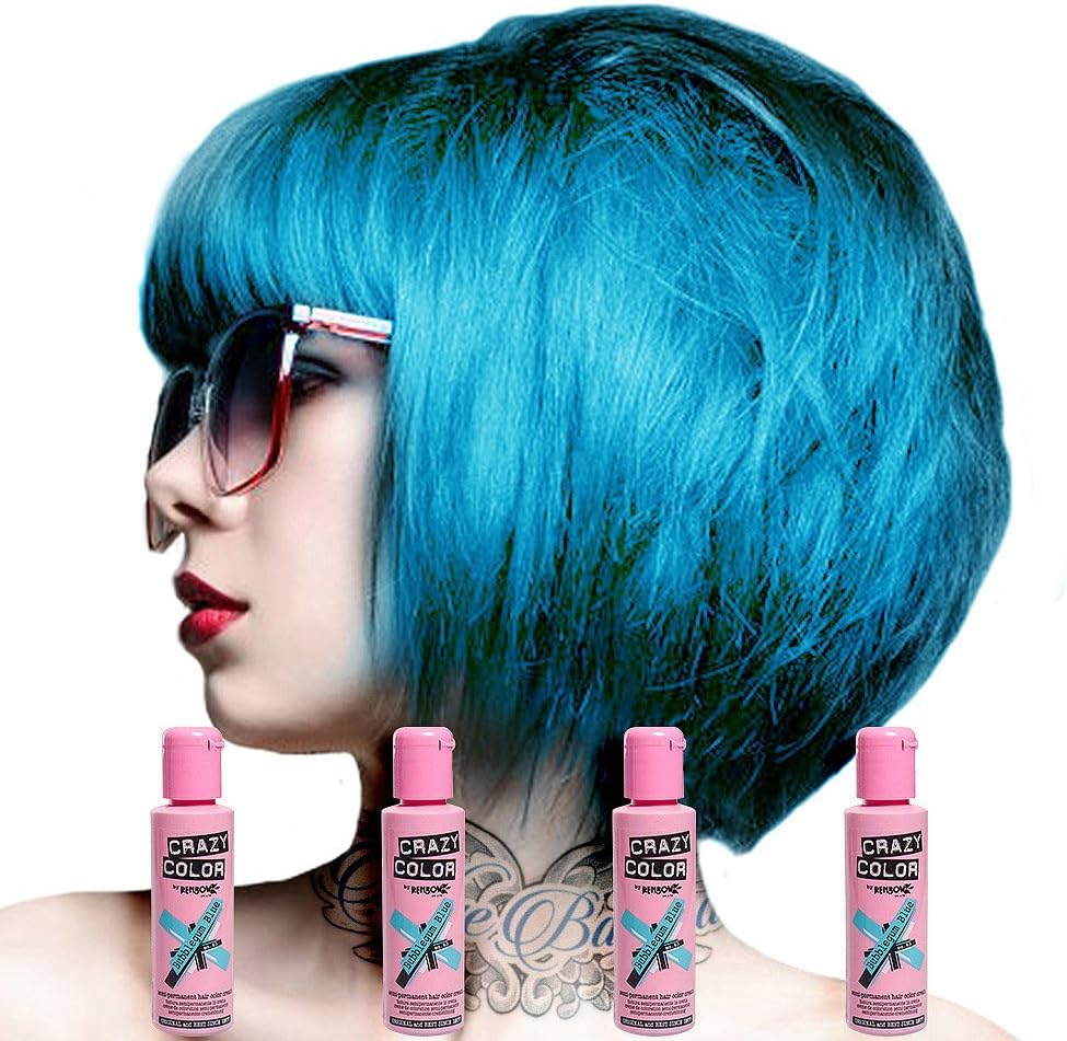 Renbow - Crazy Colour - 4x100ml - crèmes colorantes semi-permanentes