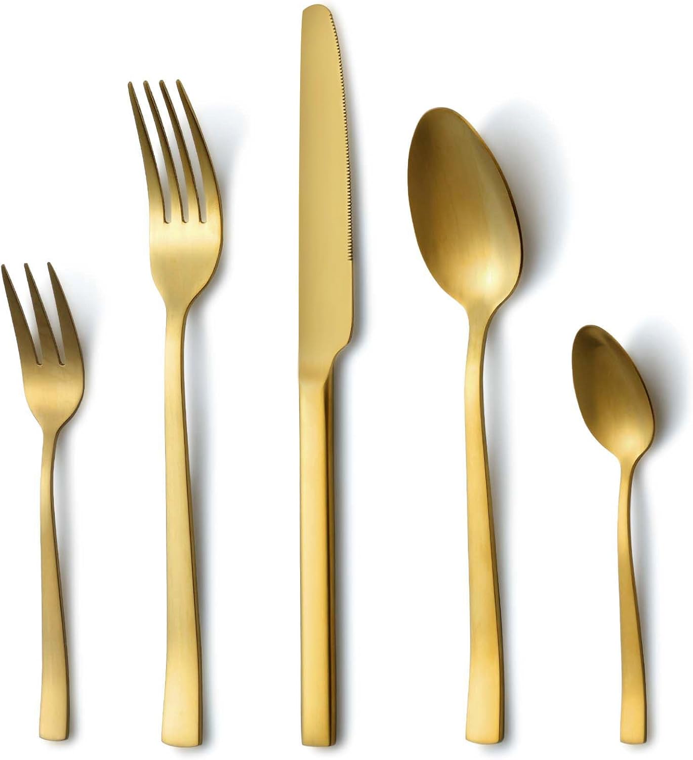 Hunnycook - Service de table 6 pers. 30pcs, inox or mat, lave-vaisselle