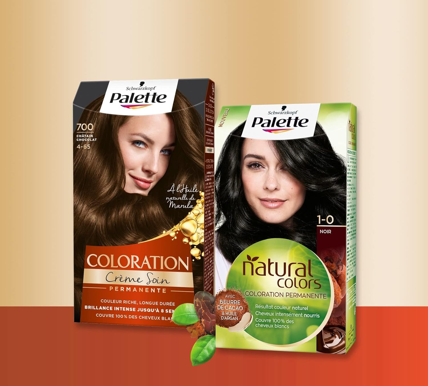 Schwarzkopf - Palette coloration permanente - soin couvrant, tenue 8 sem. - 655