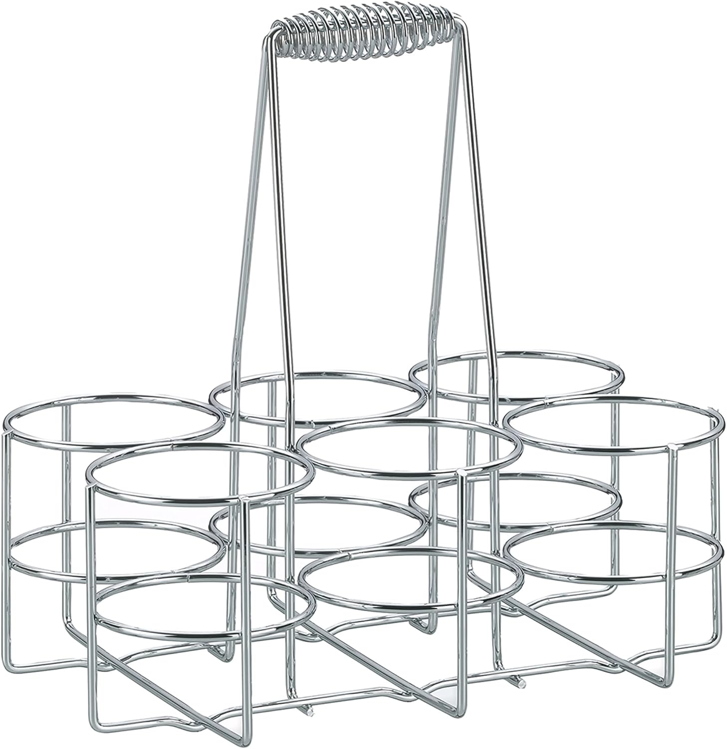 Kela - Loop Porte-bouteille en métal argenté 31x31x21 cm - 49880