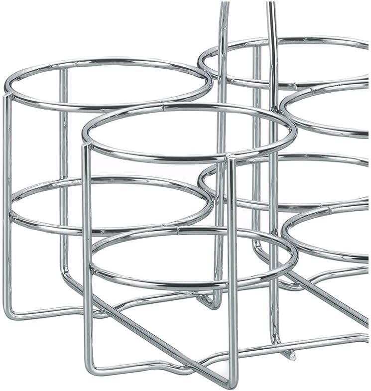 Kela - Loop Porte-bouteille en métal argenté 31x31x21 cm - 49880