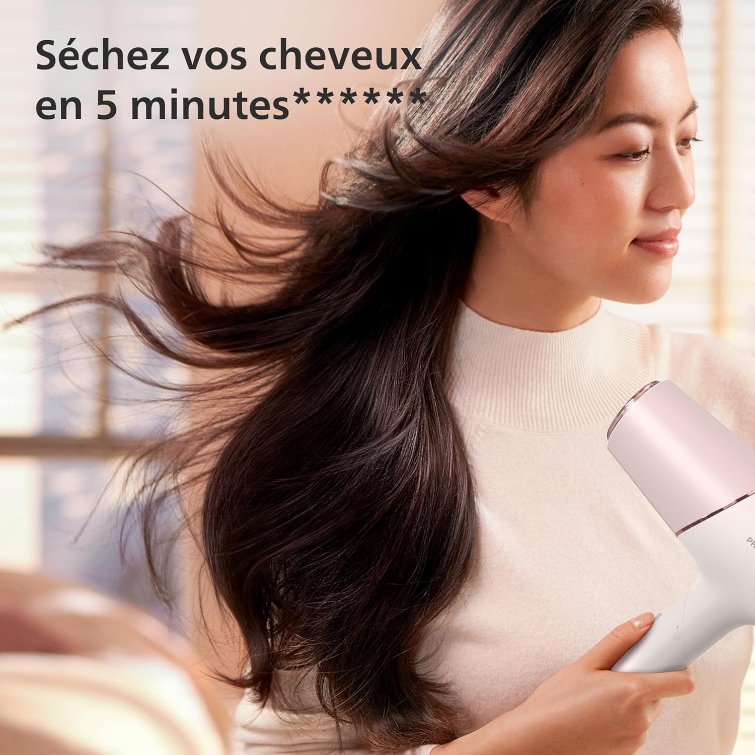 Philips - Sèche-cheveux Série 5000 - diffuseur, 9/11mm - ThermoShield - BHD530/20