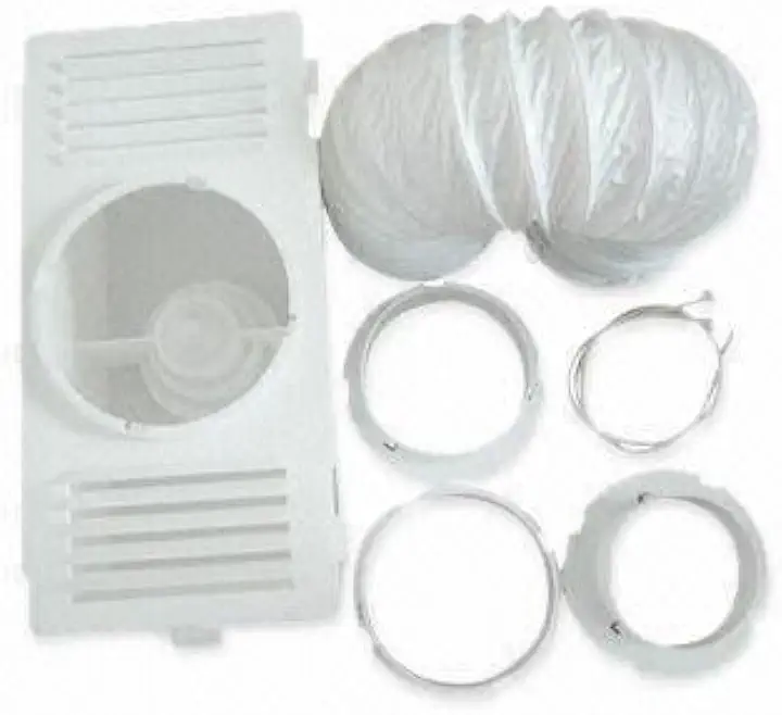 Kit de ventilation sèche-linge universel - tuyau flexible, boîte condenseur, connecteurs