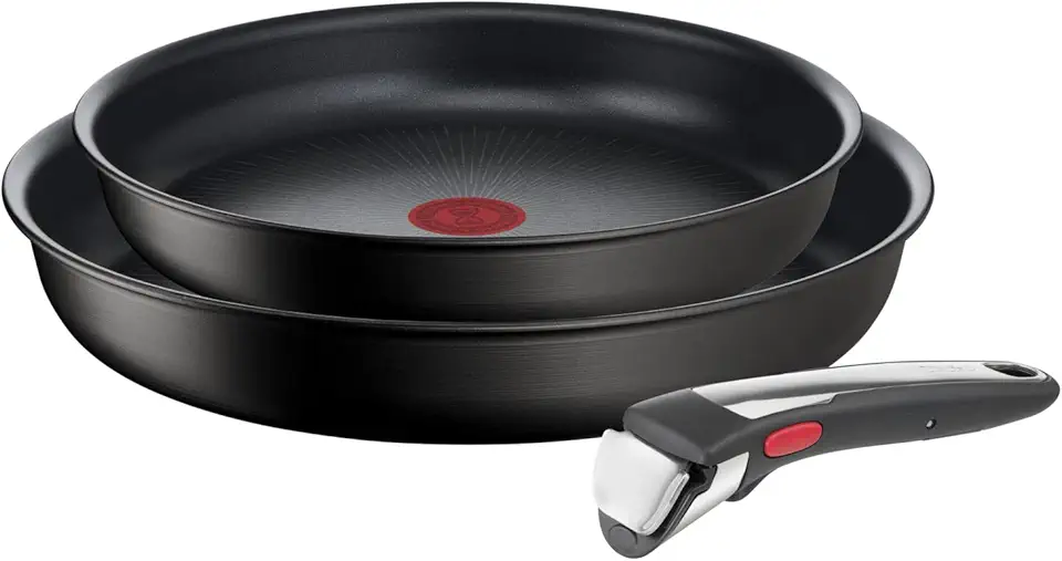 Tefal - Ingenio Unlimited On - 24/28 cm - poêles antiadhésives, poignée amovible, induction/four, empilable, L3959143