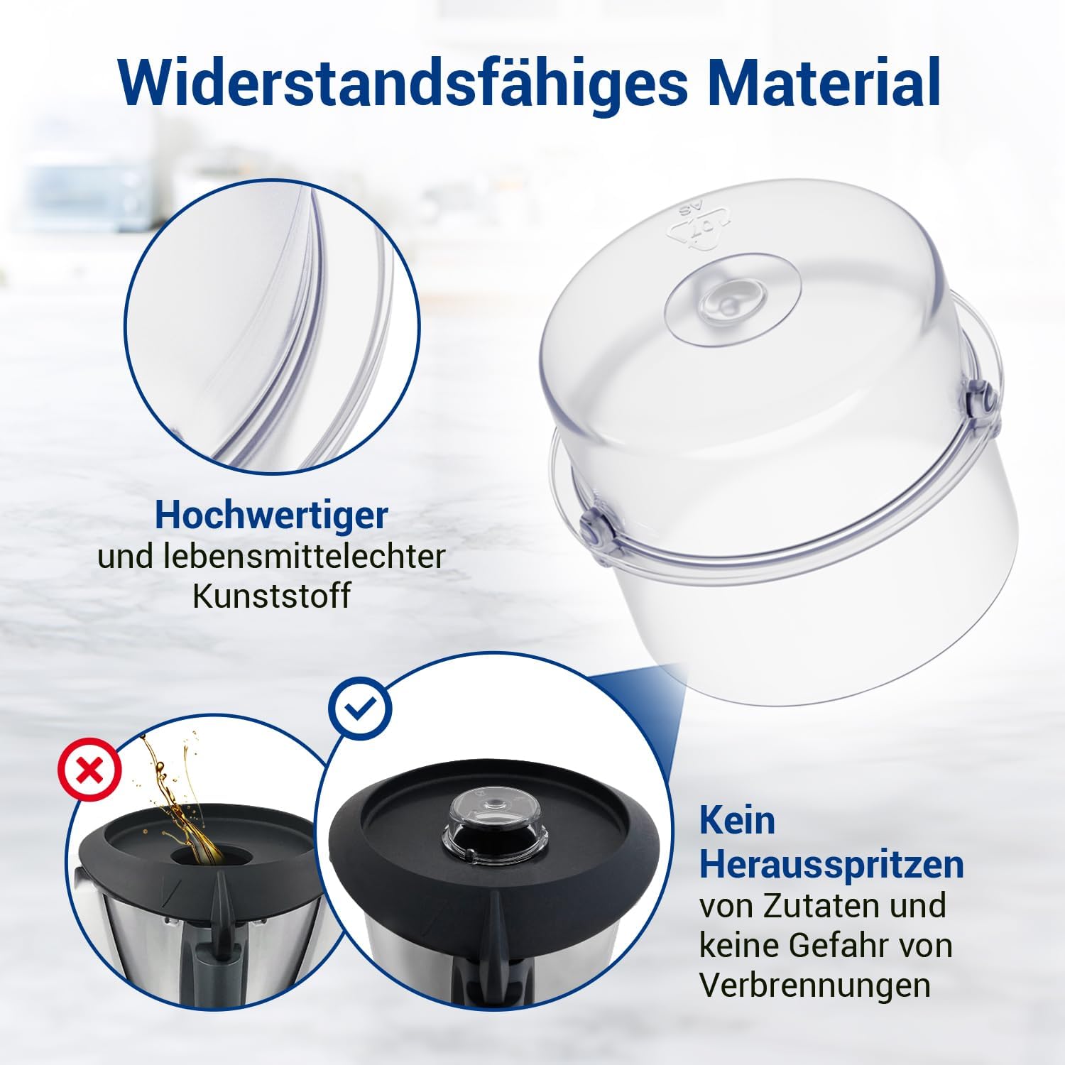 Vioks - gobelet doseur Thermomix - 100ml - plastique, TM5 TM21 TM31 TM3300