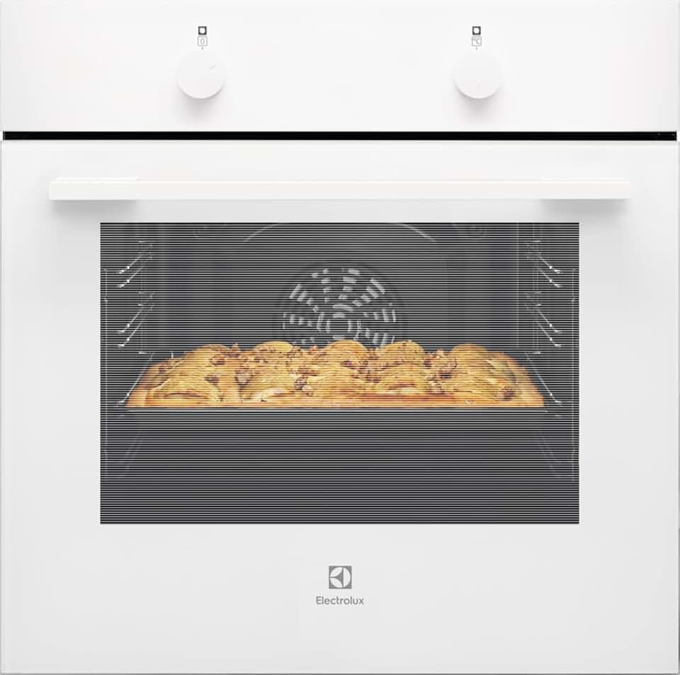 Electrolux - four multifonction série 60, 60 cm, AquaClean, XXL, blanc, CKB101W