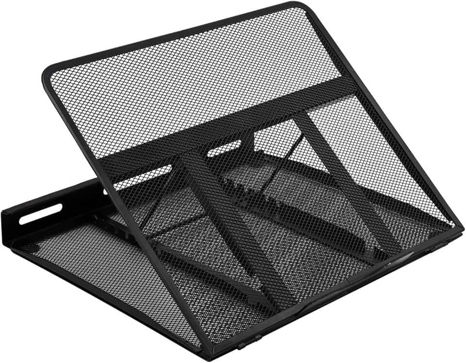 maxii-dealz Basics - support ordinateur portable série ergonomique - 33x28.7x18.5 cm - réglable ventilé 17.3 pouces