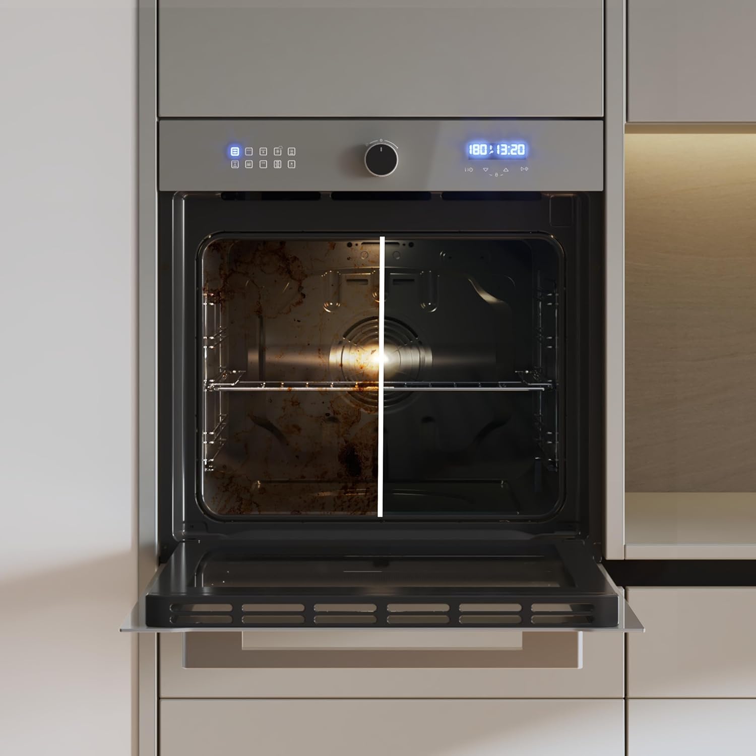 Cecotec - Four encastrable Bolero 60cm, 81L, Airfryer, 3400W, AF316000