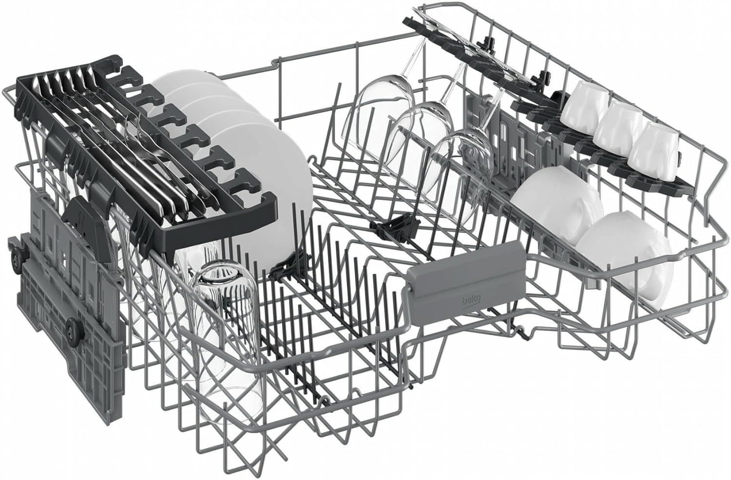 Beko - série BDSN - lave-vaisselle intégré 60cm, éco, silencieux - BDSN26430X
