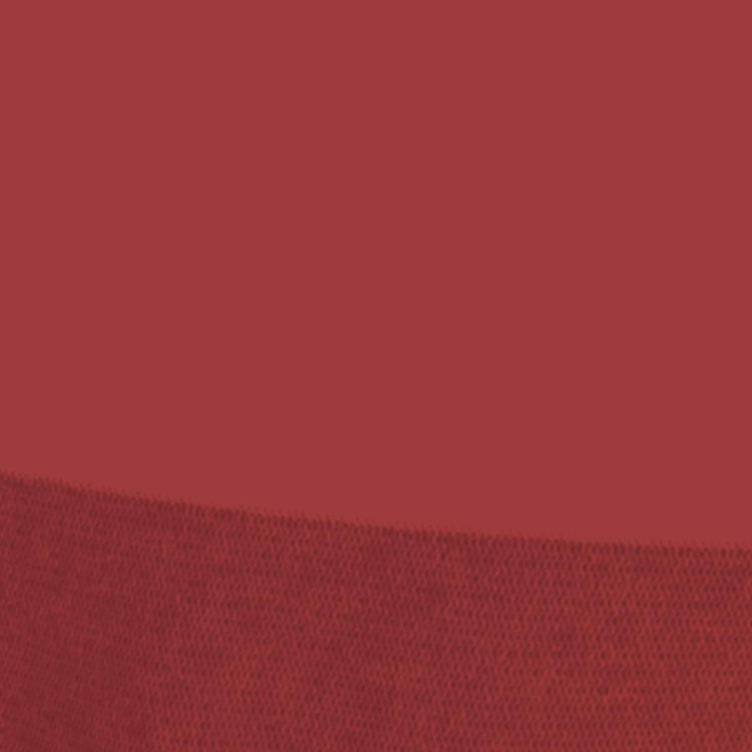 Soleil d'Ocre - Nappe Ronde Anti-tâches - 180 cm - Polyester rouge