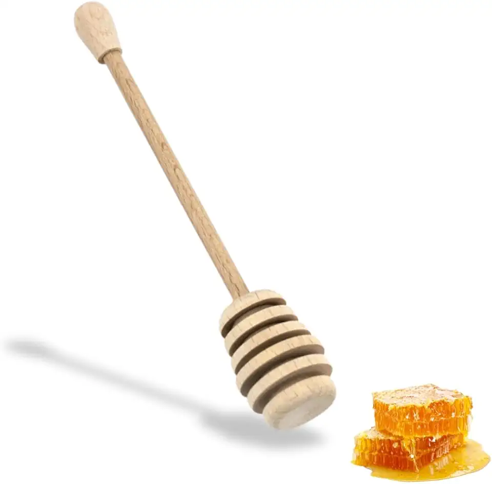 PARENCE - Cuillère à miel en bois - 17 cm - ustensile pratique
