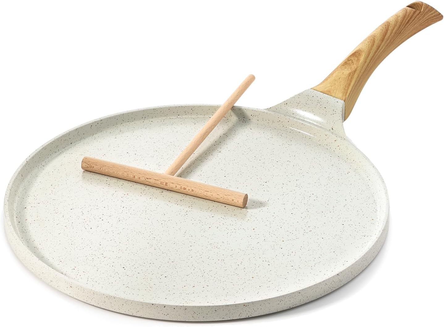 SENSARTE - poêle à crêpes 26cm - céramique, induction, poignée ergonomique