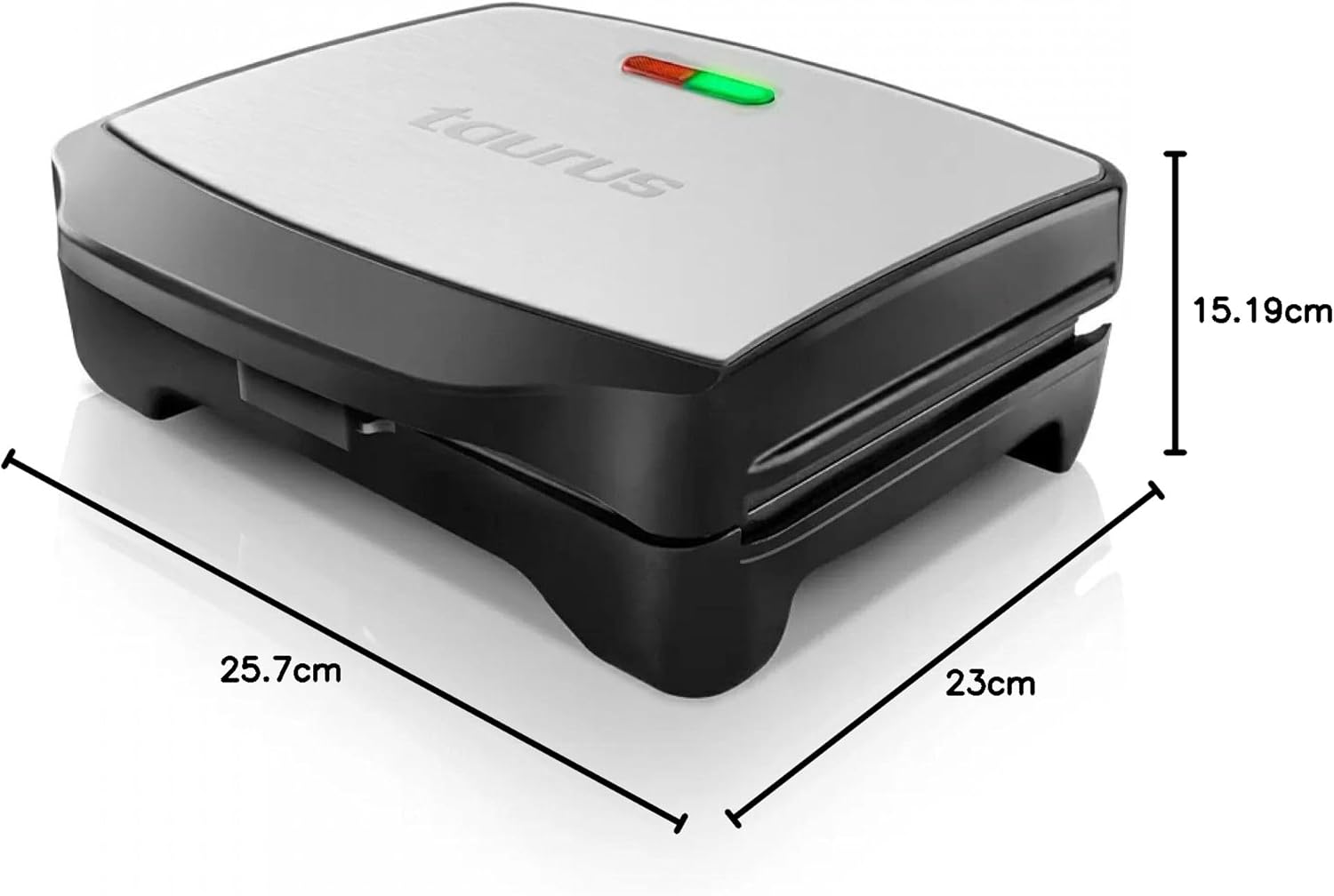 Taurus - Miami Premium - 900W, 3 en 1, plaques amovibles anti-adhésives