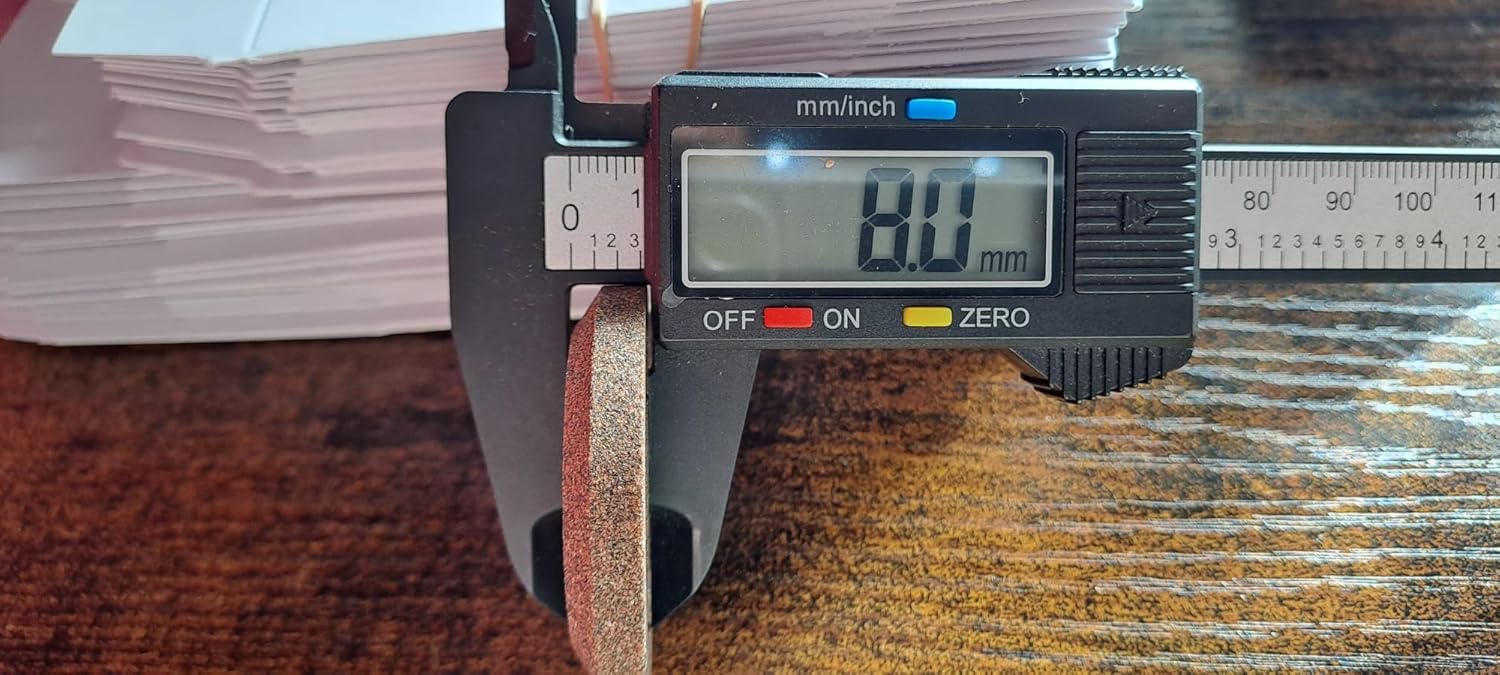 Aiguiseur lame trancheuse - grain fin et grossier - ø45x8mm - trou 6mm