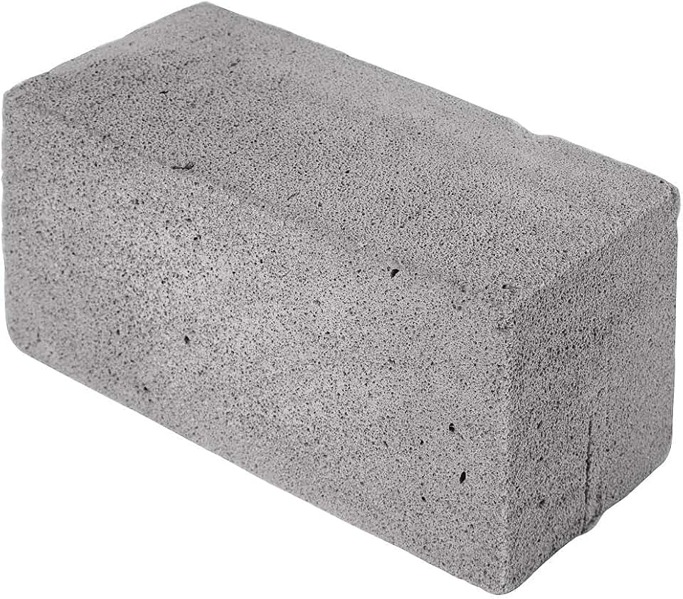 Jantex - Pierre ponce série barbecue électrique - 76x152x76 mm - Plaque de cuisson