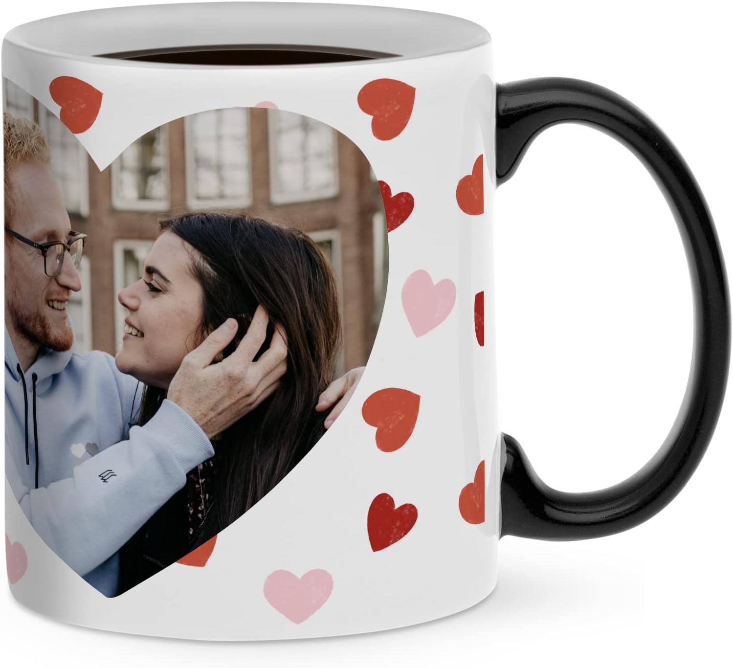 Mug magique personnalisé avec photo – 330ml, cadeau unique, céramique