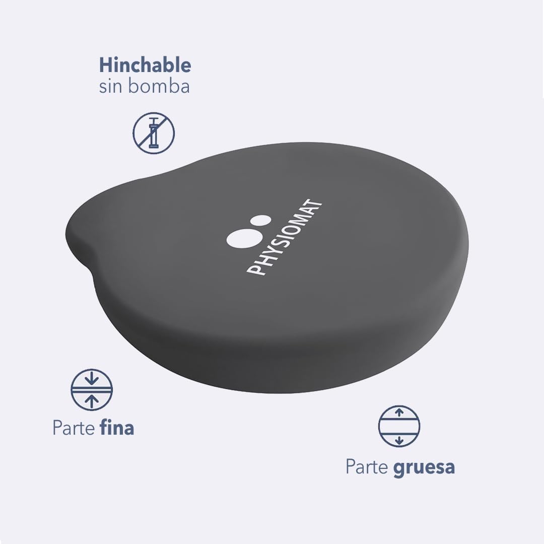 PHYSIOMAT - La Galette Dos Parfait - coussin d'assise ergonomique, soutien lombaire, confort adaptable