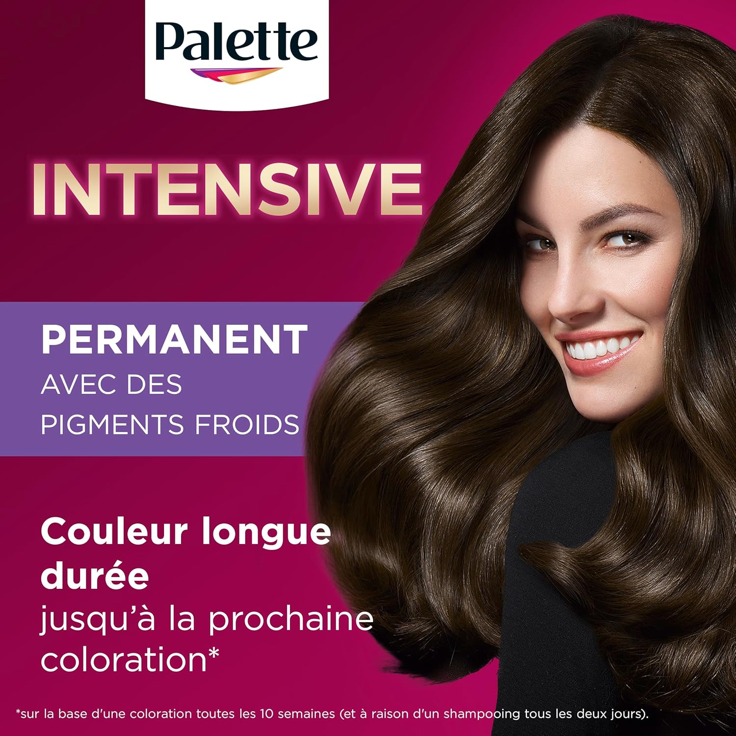 Palette - Intensive - coloration permanente cheveux 8 semaines, soin noir - 900
