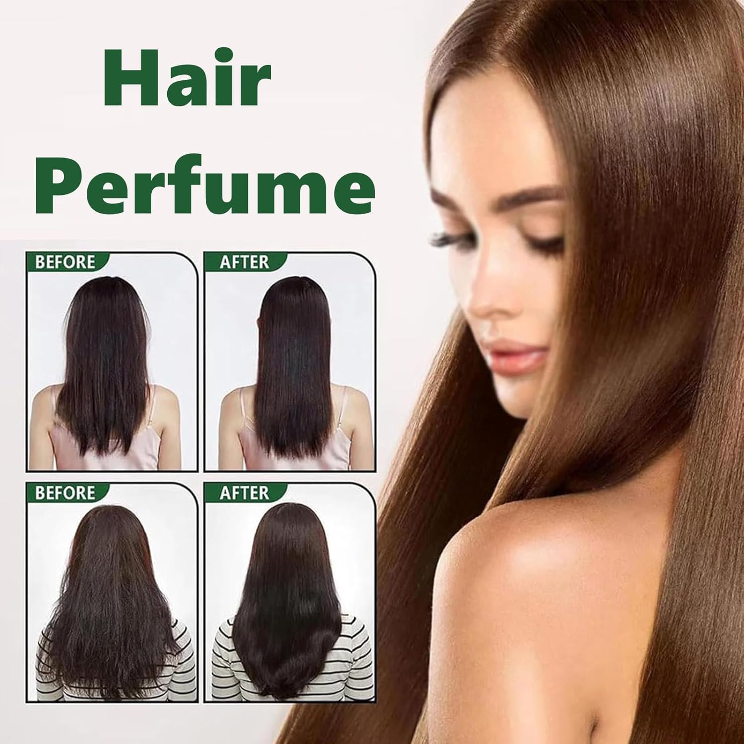 Parfum pour Cheveux - soin nourrissant anti-frisottis - hydratation et réparation - cheveux secs