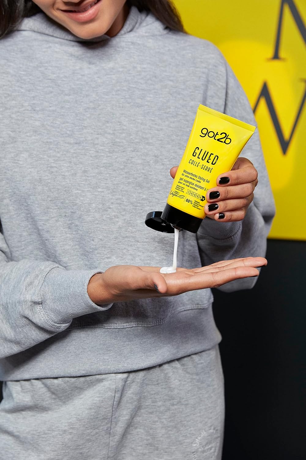 Schwarzkopf - Got2b Superglue - 150ml x2 - fixation forte, résistant eau, formule végane